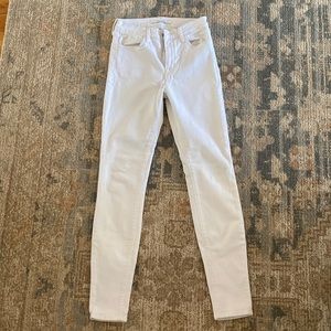 J Brand Maria High-Rise Super Skinny In Blanc, size 26